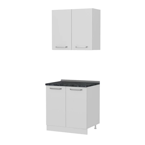 Minar 80 Cm Mutfak Dolabı Beyaz 80-B1 - Resim 7