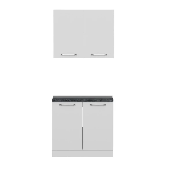 Minar 90 Cm Mutfak Dolabı Beyaz 90-B1 - Resim 7