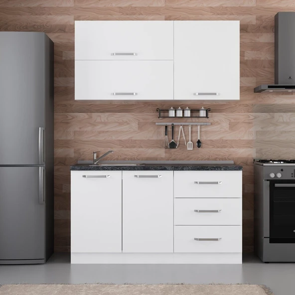 Minar 150 Cm Mutfak Dolabı Beyaz 150-B1 ürün görseli