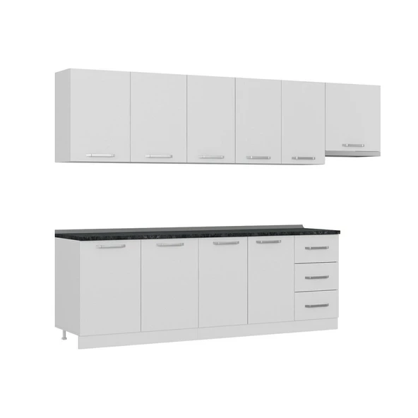 Minar 295 Cm Mutfak Dolabı Beyaz 295-B4 - 3