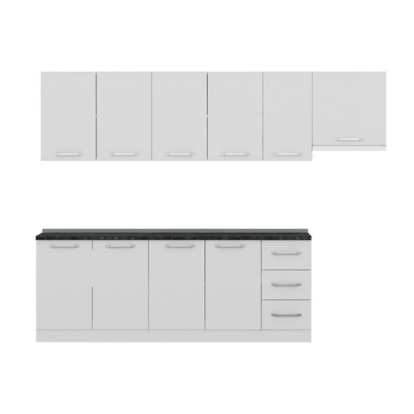 Minar 280 Cm Mutfak Dolabı Beyaz 280-B10 - Resim 2