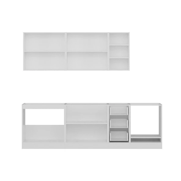 Minar 260 Cm Mutfak Dolabı Beyaz 260-B3 - Resim 7