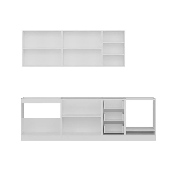 Minar 265 Cm Mutfak Dolabı Beyaz 265-B3 - Resim 7