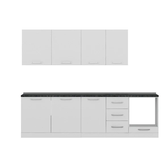 Minar 275 Cm Mutfak Dolabı Beyaz 275-B6 - 2