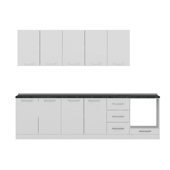 Minar 285 Cm Mutfak Dolabı Beyaz 285-B6 - Resim 2