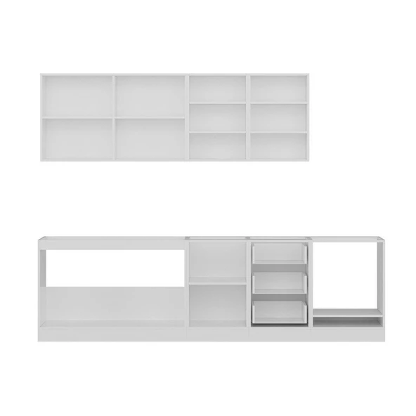 Minar 280 Cm Mutfak Dolabı Beyaz 280-B3 - Resim 7