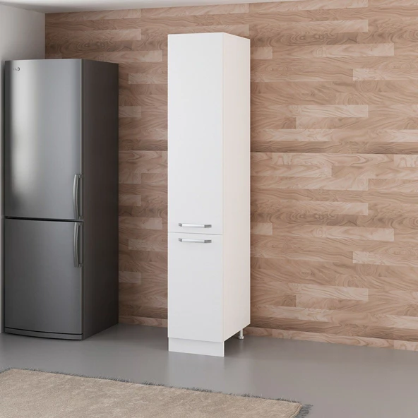 Minar 40 Cm Mutfak Boy Dolabı Beyaz D40-B1 - Resim 3