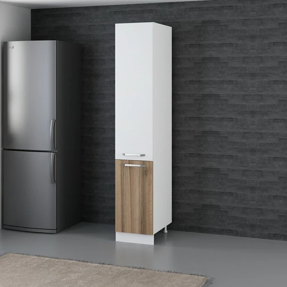 Minar 40 Cm Mutfak Boy Dolabı Beyaz Dore D40-D1 - Resim 3