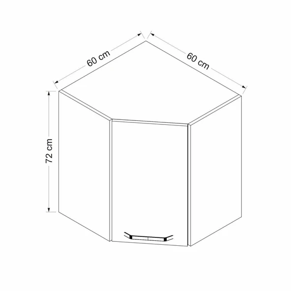 Minar Mtfk Mdl Üst 1Dk1R 60Cm Köşe Dlp Byz - Resim 8