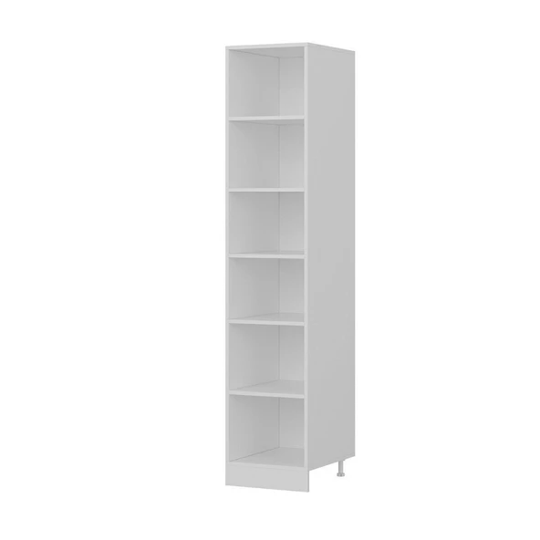 Minar 45 Cm Mutfak Boy Dolabı Beyaz Antrasit D45-A2 - 4
