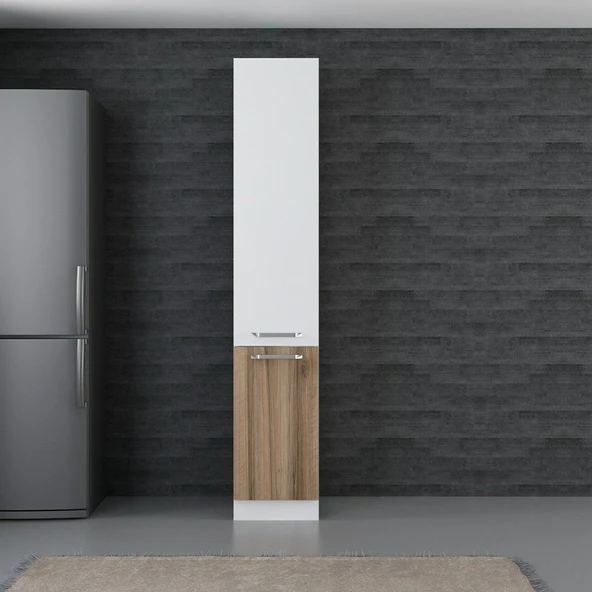 Minar 40 Cm Mutfak Boy Dolabı Beyaz Dore D40-D1 ürün görseli