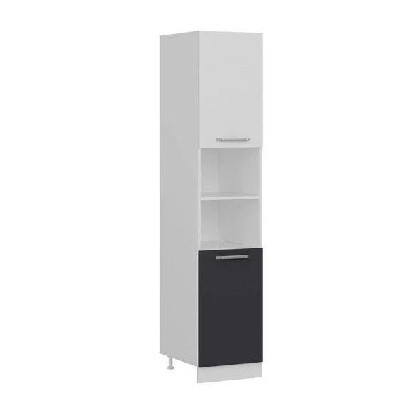 Minar 45 Cm Mutfak Boy Dolabı Beyaz Antrasit D45-A2 - 7