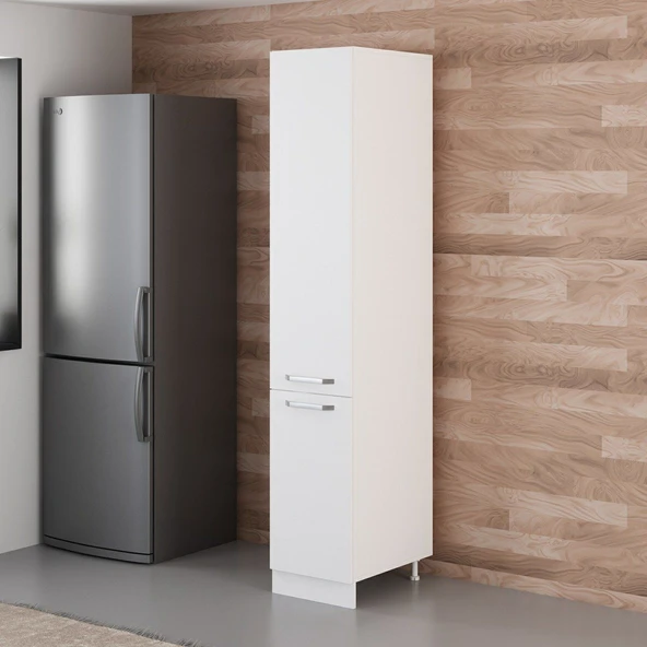 Minar 40 Cm Mutfak Boy Dolabı Beyaz D40-B1 - Resim 5