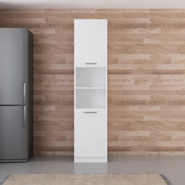 Minar 50 Cm Mutfak Boy Dolabı Beyaz D50-B2 ürün görseli