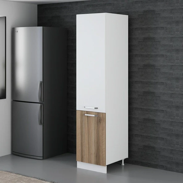 Minar 50 Cm Mutfak Boy Dolabı Beyaz Dore D50-D1 - Resim 5