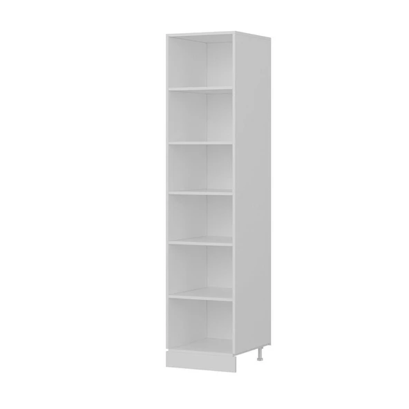 Minar 50 Cm Mutfak Boy Dolabı Beyaz Antrasit D50-A1 - 4