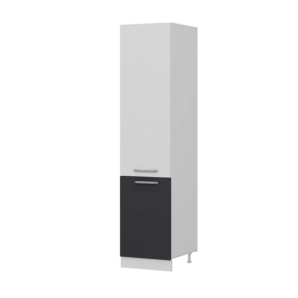 Minar 50 Cm Mutfak Boy Dolabı Beyaz Antrasit D50-A1 - 6