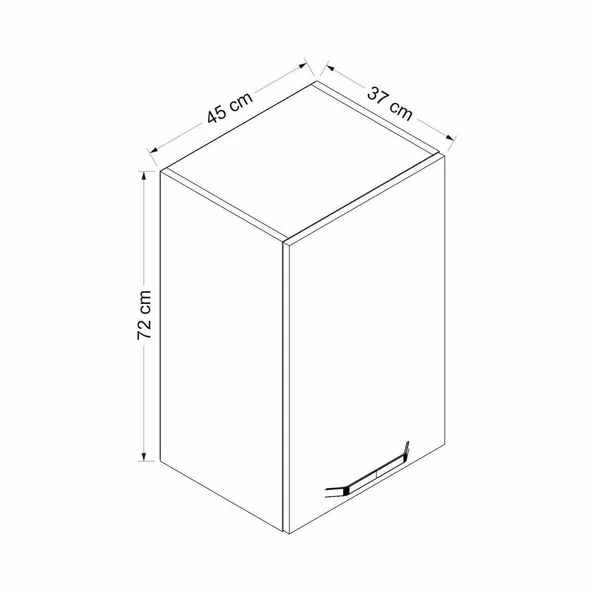 Minar Mtfk Mdl Üst 1Dk2R 45Cm Dlp Byz - Resim 8