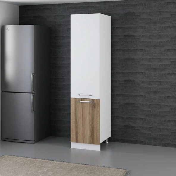 Minar 50 Cm Mutfak Boy Dolabı Beyaz Dore D50-D1 - Resim 3