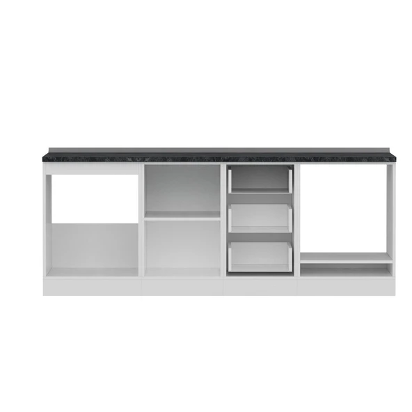 Minar 215 Cm Mutfak Dlb Byz Ant 215-A3-Alt - Resim 7