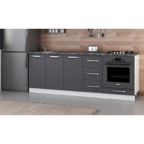 Minar 220 Cm Mutfak Dlb Byz Ant 220-A4-Alt - Resim 2