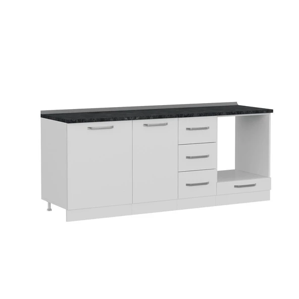 Minar 205 Cm Mutfak Dlb Byz 205-B3-Alt - Resim 4