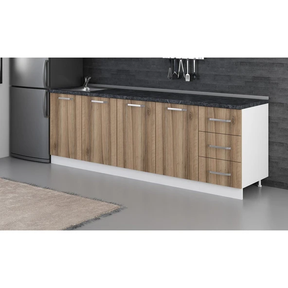 Minar 245 Cm Mutfak Dlb Byz Dore 245-D3-Alt - Resim 3