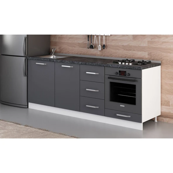 Minar 215 Cm Mutfak Dlb Byz Ant 215-A3-Alt - Resim 3