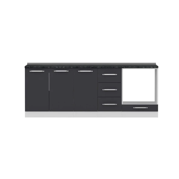 Minar 220 Cm Mutfak Dlb Byz Ant 220-A4-Alt - Resim 5