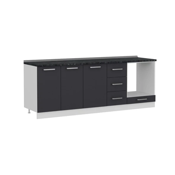 Minar 225 Cm Mutfak Dlb Byz Ant 225-A3-Alt - Resim 4