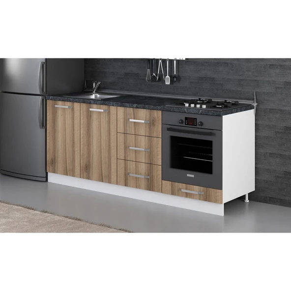 Minar 200 Cm Mutfak Dlb Byz Dore 200-D3-Alt - Resim 3