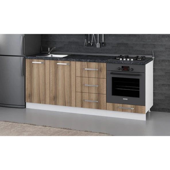 Minar 200 Cm Mutfak Dlb Byz Dore 200-D3-Alt - Resim 2