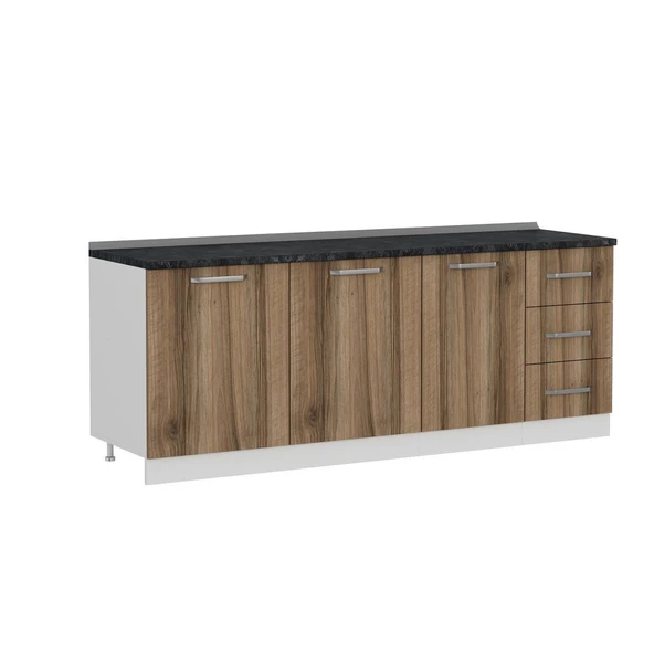 Minar 215 Cm Mutfak Dlb Byz Dore 215-D2-Alt - Resim 4