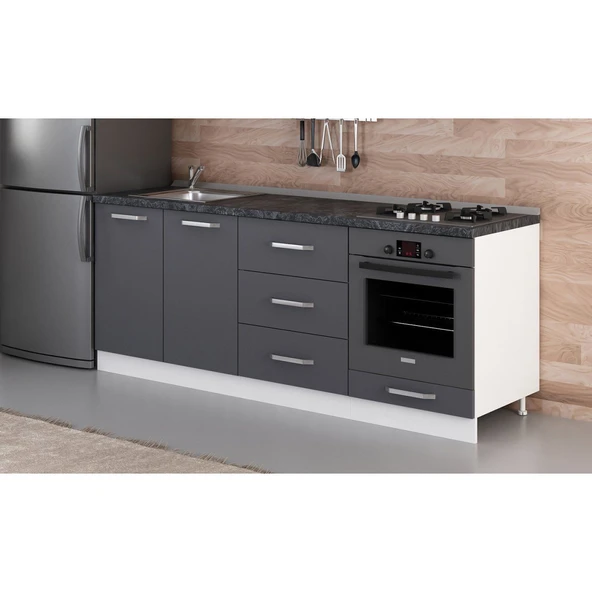 Minar 210 Cm Mutfak Dlb Byz Ant 210-A3-Alt - Resim 3