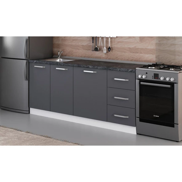 Minar 195 Cm Mutfak Dlb Byz Ant 195-A1-Alt - Resim 3