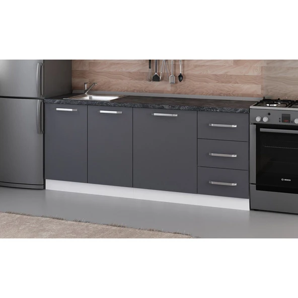 Minar 195 Cm Mutfak Dlb Byz Ant 195-A1-Alt - Resim 2