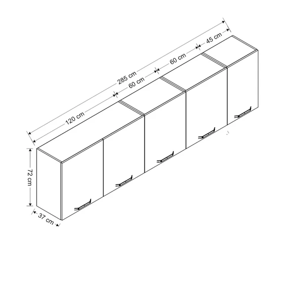 Minar 285 Cm Mutfak Dlb Byz 285-B2-Üst - Resim 8