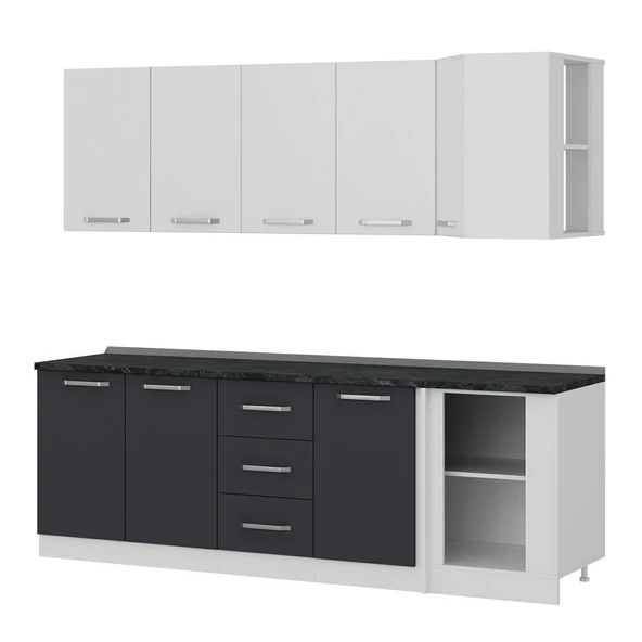 Minar 240Cm Köşe Mtfk Dlp Byz Antr K240-A4 - Resim 5