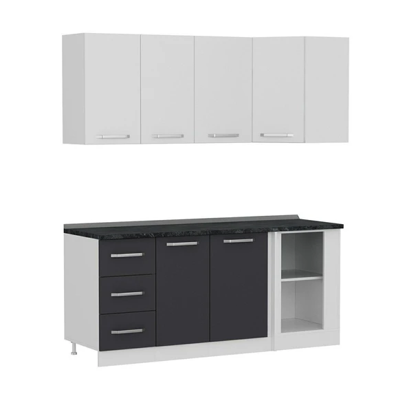 Minar 185Cm Köşe Mtfk Dlp Byz Antr K185-A4 - Resim 3