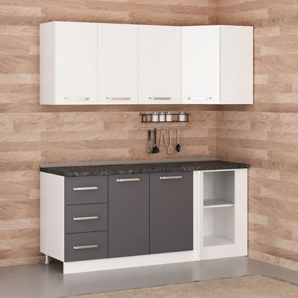 Minar 185Cm Köşe Mtfk Dlp Byz Antr K185-A4 - Resim 2