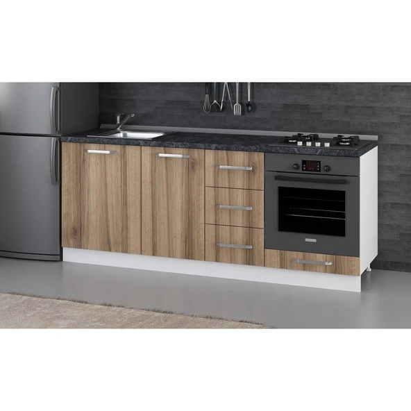 Minar 205 Cm Mutfak Dlb Byz Dore 205-D3-Alt - 2