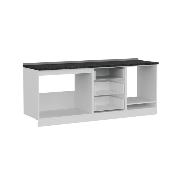Minar 210 Cm Mutfak Dlb Byz Dore 210-D3-Alt - 6