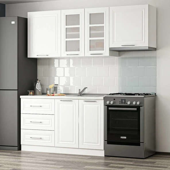 Minar 200Cm Mebran C Mutfak Dlp Beyaz 200-Mcb2 ürün görseli