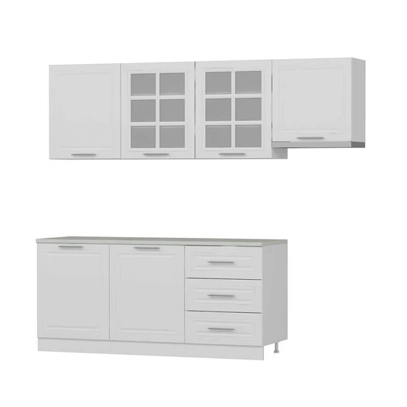 Minar 240Cm Mebran C Mutfak Dlp Beyaz 240-Mcb2 - Resim 7