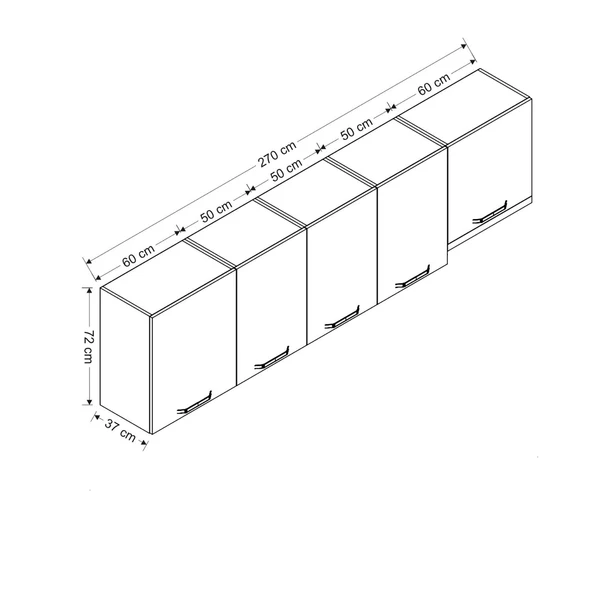 Minar 270 Cm Mutfak Dlb Byz 270-B4-Üst - Resim 8