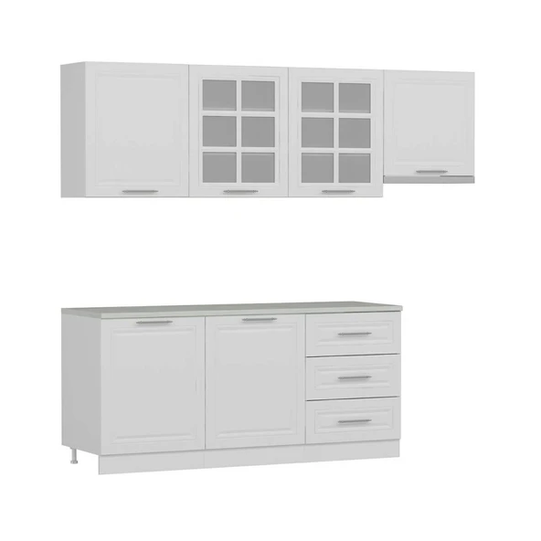 Minar 240Cm Mebran C Mutfak Dlp Beyaz 240-Mcb2 - Resim 5