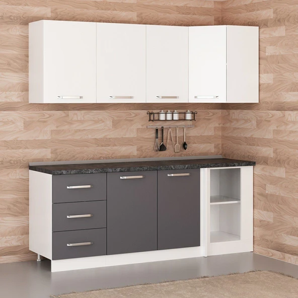 Minar 205Cm Köşe Mtfk Dlp Byz Antr K205-A2 - Resim 2