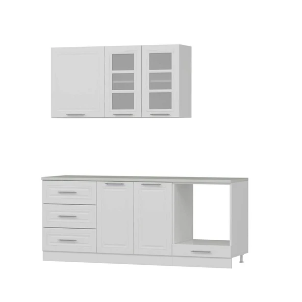 Minar 200Cm Mebran C Mutfak Dlp Beyaz 200-Mcb3 - Resim 7