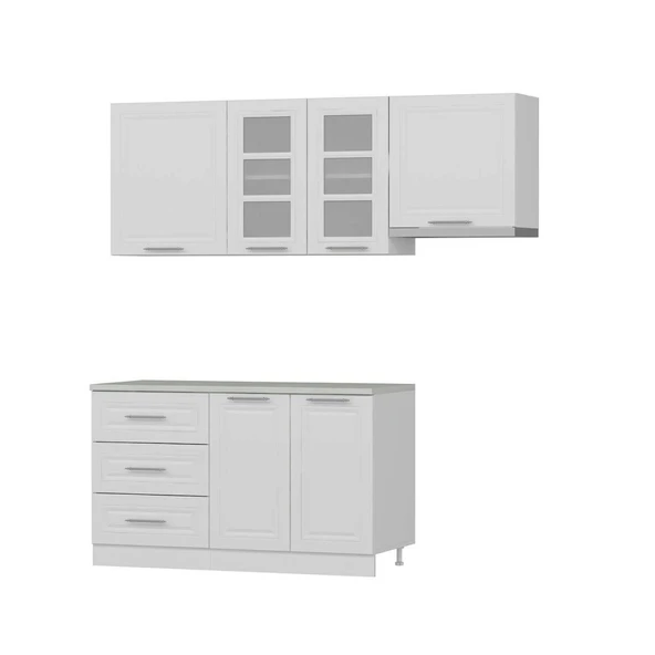 Minar 200Cm Mebran C Mutfak Dlp Beyaz 200-Mcb2 - Resim 7