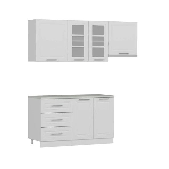 Minar 200Cm Mebran C Mutfak Dlp Beyaz 200-Mcb2 - Resim 5